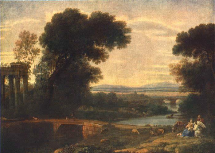 Claude Lorrain Landscape with the Rest on the Flight into Egypt oil painting image